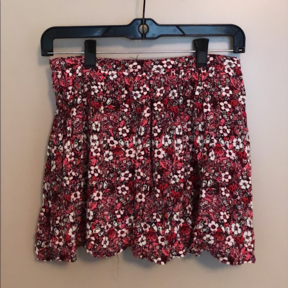 Floral Mini Skirt